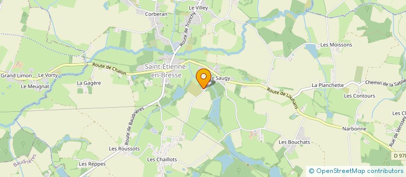 localisation de l'entreprise SCI MARQUANT  SAINT-ETIENNE-EN-BRESSE