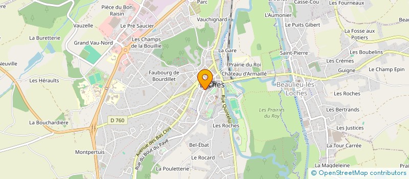 localisation de l'entreprise SCI MARQUE ET FILS  LOCHES