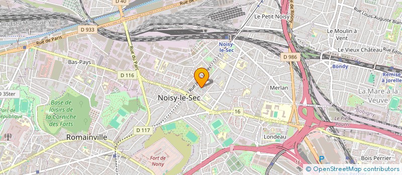 localisation de l'entreprise SCI MARQUERAI à NOISY-LE-SEC
