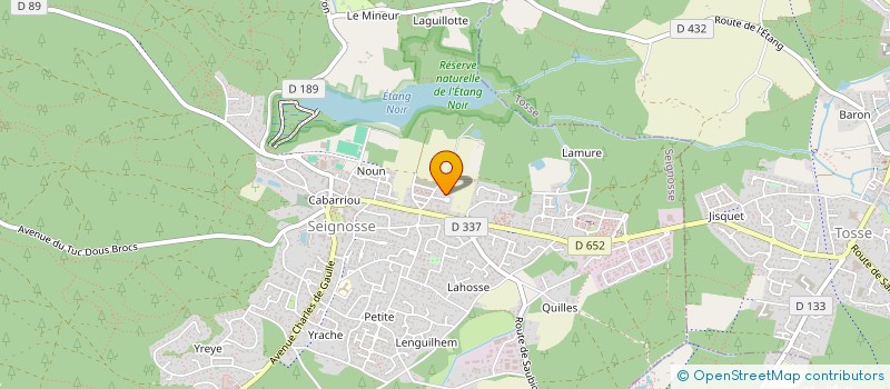 localisation de l'entreprise SCI MARQUERIE  SEIGNOSSE