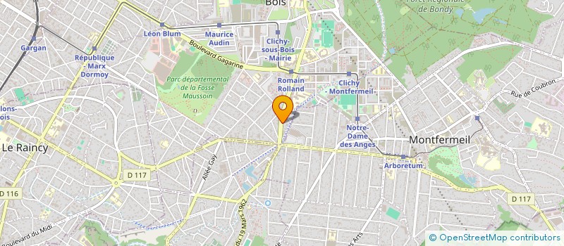 localisation de l'entreprise SCI MARQUES à CLICHY-SOUS-BOIS