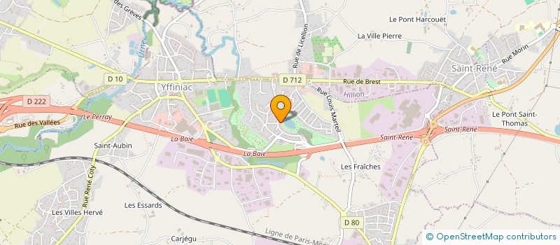 localisation de l'entreprise SCI MARQUES -FERNANDES à YFFINIAC