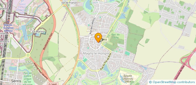 localisation de l'entreprise SCI MARQUES MAGNY  MAGNY-LE-HONGRE