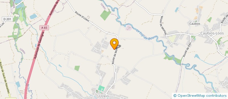 localisation de l'entreprise SCI MARQUET  UZEIN