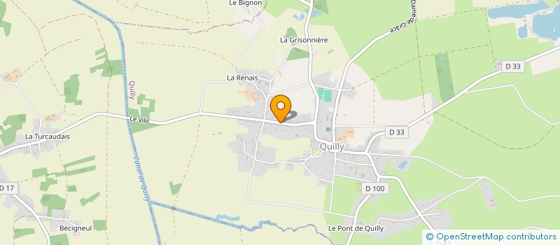 localisation de l'entreprise SCI MARQUEZ  QUILLY