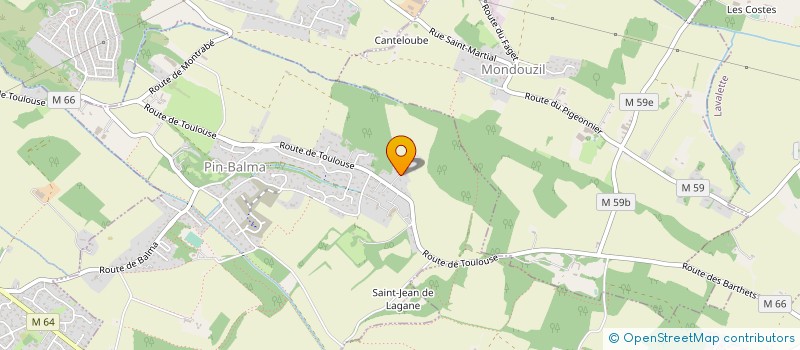 localisation de l'entreprise SCI MARQUEZAT  PIN-BALMA