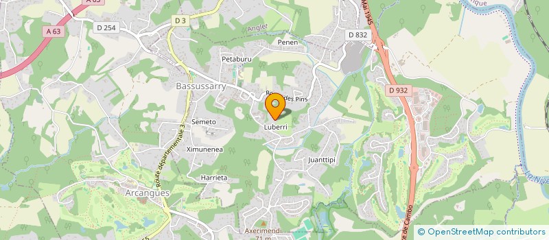 localisation de l'entreprise SCI MARQUILLE à BASSUSSARRY