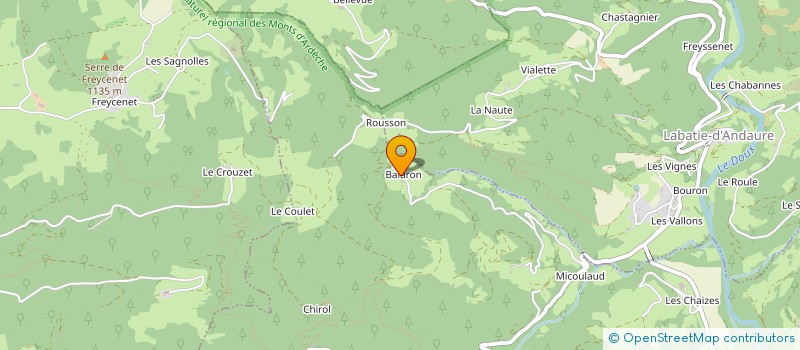 localisation de l'entreprise SCI MARQUILLY CROUZOULON  DESAIGNES