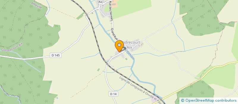 localisation de l'entreprise SCI MARQUIS  GONDRECOURT-AIX