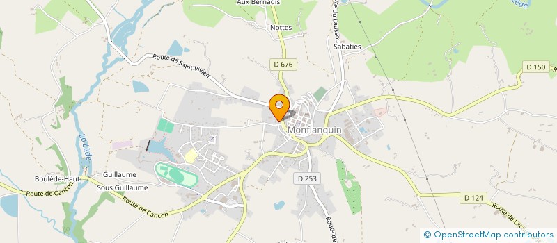 localisation de l'entreprise SCI MARQUIS-RAMPILLOU  MONFLANQUIN