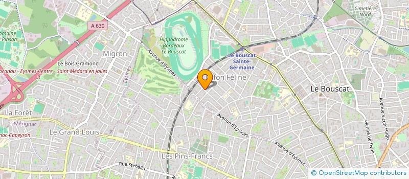 localisation de l'entreprise SCI MARQUISE 2  LE BOUSCAT