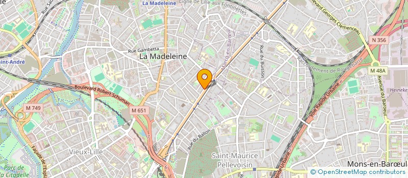 localisation de l'entreprise SCI MARQUISE  MARCQ-EN-BARUL