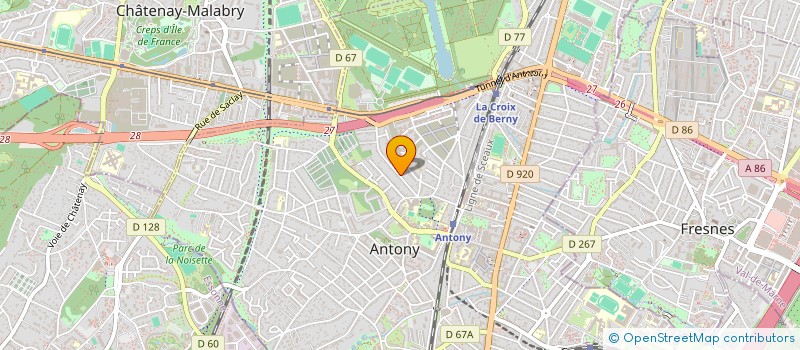 localisation de l'entreprise SCI MARQUISE à ANTONY