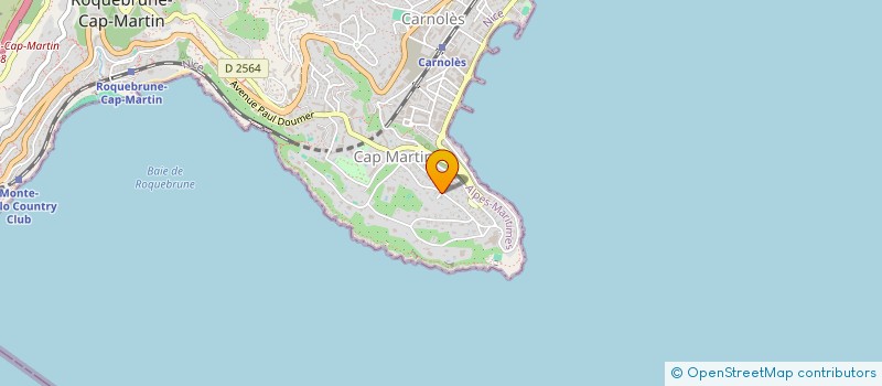 localisation de l'entreprise SCI MARQUISE DES ANGES à ROQUEBRUNE-CAP-MARTIN