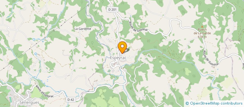 localisation de l'entreprise SCI MARRAGOU IMMO  ESPEYRAC