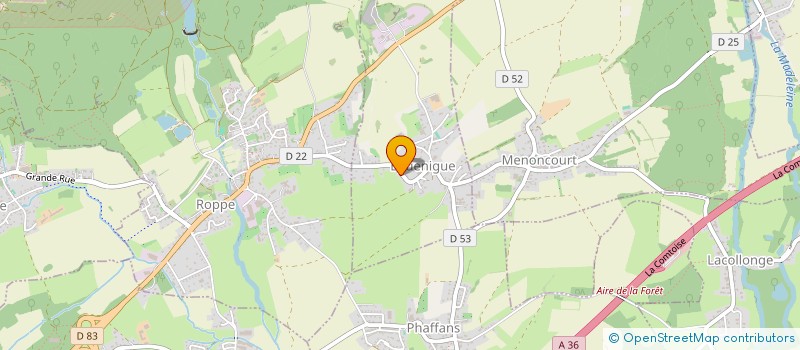 localisation de l'entreprise SCI MARRAINE MARIE  EGUENIGUE