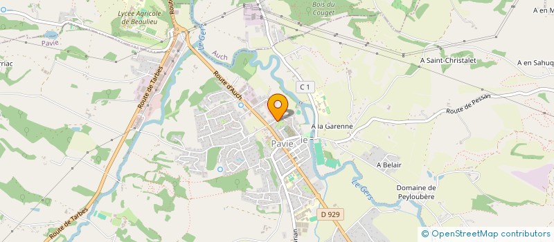 localisation de l'entreprise SCI MARRENS à PAVIE