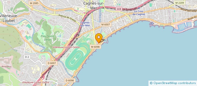 localisation de l'entreprise SCI MARRENTE à CAGNES-SUR-MER
