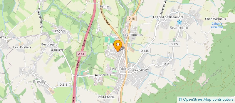 localisation de l'entreprise SCI MARRET  BEAUMONT