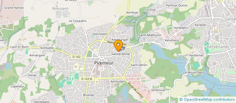 localisation de l'entreprise SCI MARRINA  PLOEMEUR