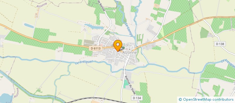 localisation de l'entreprise SCI MARROL  ALZONNE