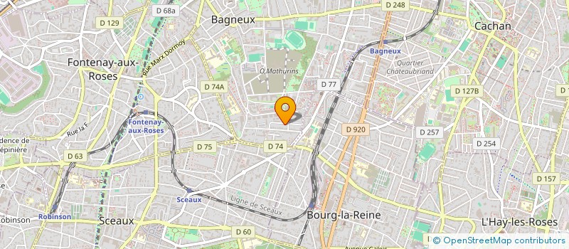 localisation de l'entreprise SCI MARRONNIER à BAGNEUX