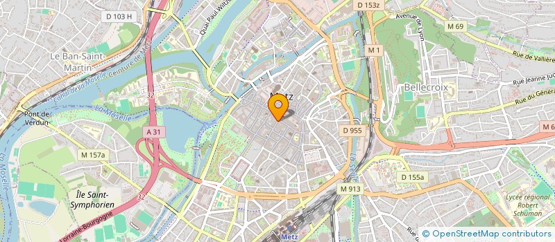 localisation de l'entreprise SCI MARS  METZ