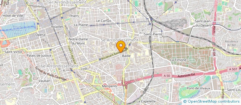 localisation de l'entreprise SCI MARS  MARSEILLE