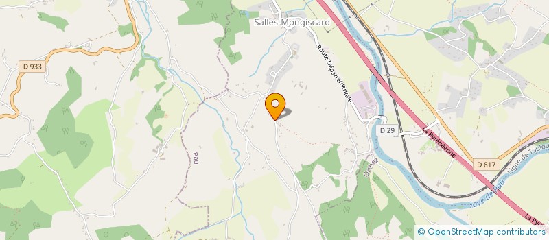 localisation de l'entreprise SCI MARS  ORTHEZ