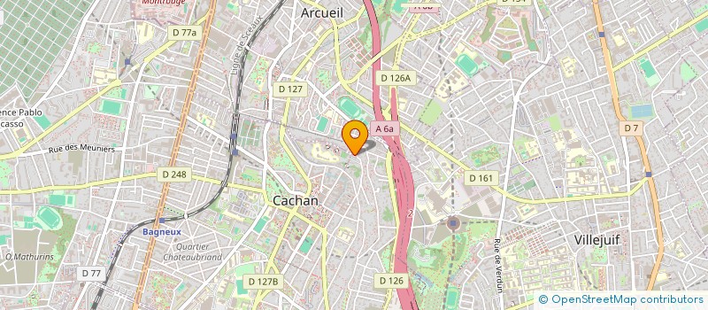 localisation de l'entreprise SCI MARS  ARCUEIL