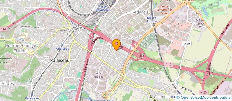 localisation de l'entreprise SCI MARS à PALAISEAU