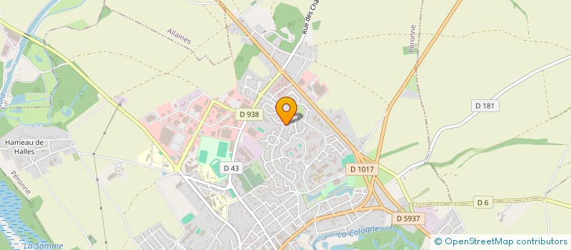 localisation de l'entreprise SCI MARS à PERONNE