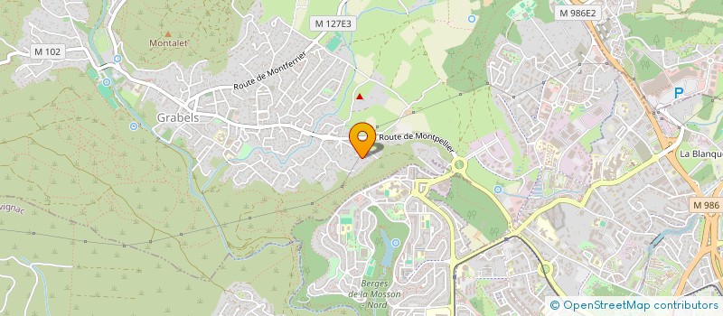 localisation de l'entreprise SCI MARSAD  GRABELS