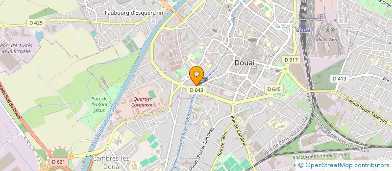localisation de l'entreprise SCI MARSAL-TRIQUET à DOUAI