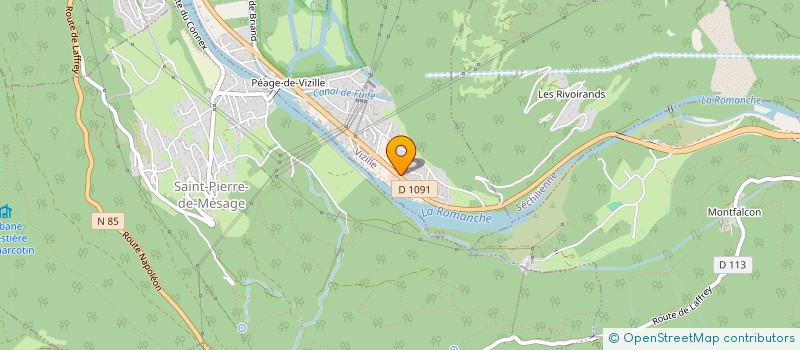 localisation de l'entreprise SCI MARSAP PERE & FILS  VIZILLE