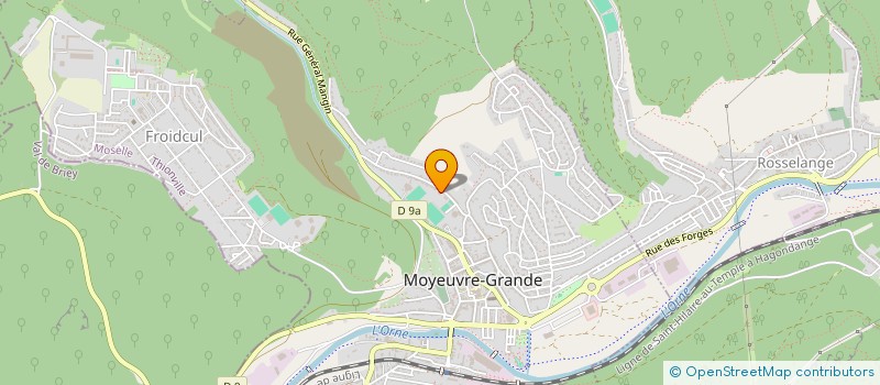 localisation de l'entreprise SCI MARSCHE  MOYEUVRE-GRANDE