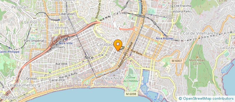 localisation de l'entreprise SCI MARSEILLAISE à NICE