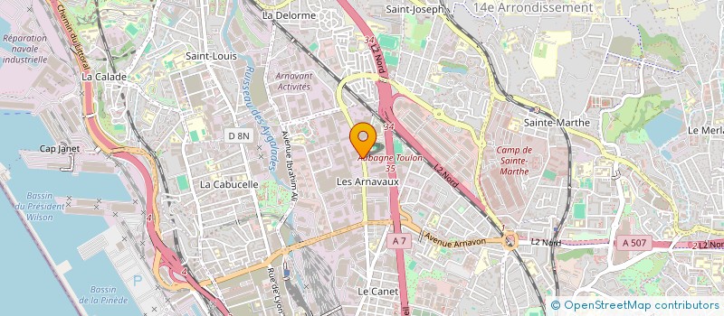 localisation de l'entreprise SCI MARSEILLAISE IMMOBILIERE à MARSEILLE