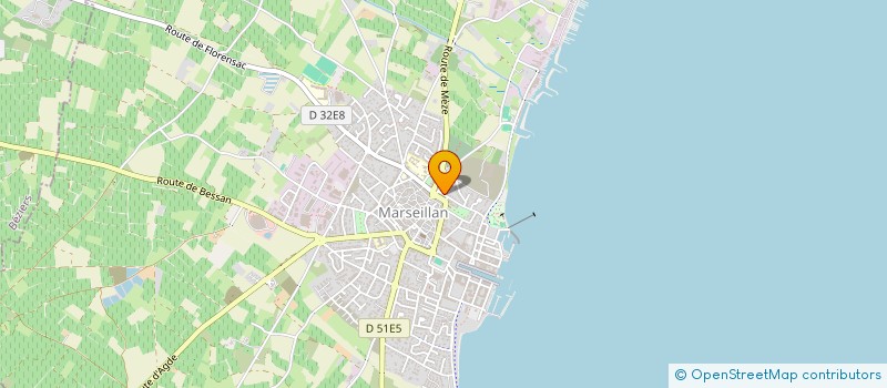 localisation de l'entreprise SCI MARSEILLAN à MARSEILLAN