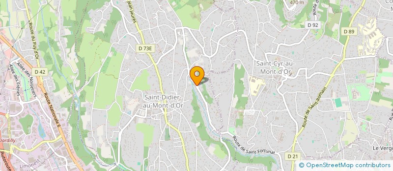 localisation de l'entreprise SCI MARSEILLE  SAINT-DIDIER-AU-MONT-D OR