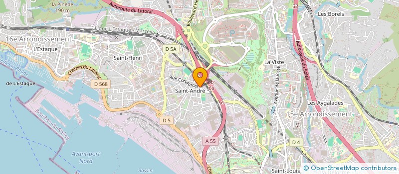 localisation de l'entreprise SCI MARSEILLE INVEST 2  TOULON