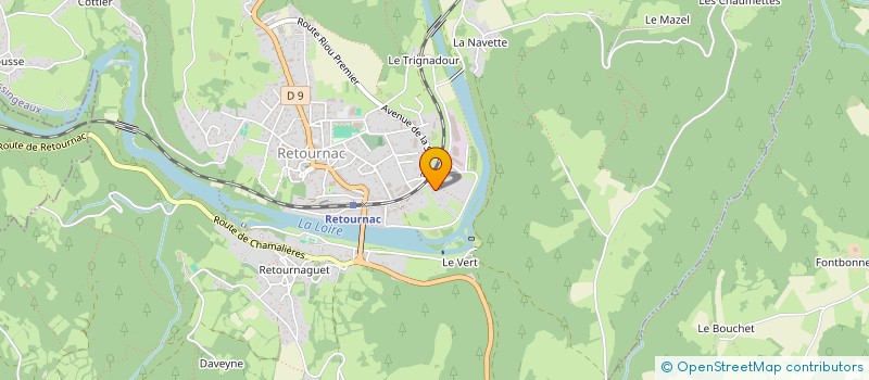 localisation de l'entreprise SCI MARSEILLE JUNOT 20  RETOURNAC