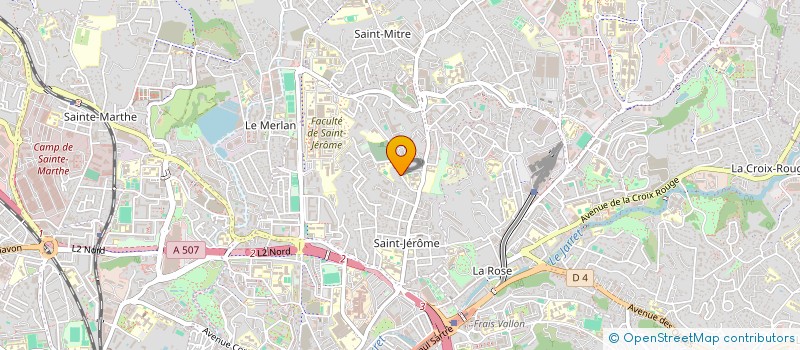 localisation de l'entreprise SCI MARSEILLE SYLLAMITIE 24 à MARSEILLE