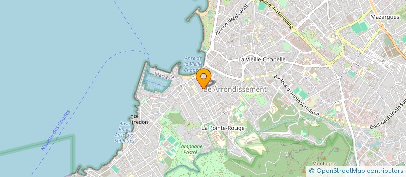 localisation de l'entreprise SCI MARSEILLEVEYRE 7.55 à MARSEILLE