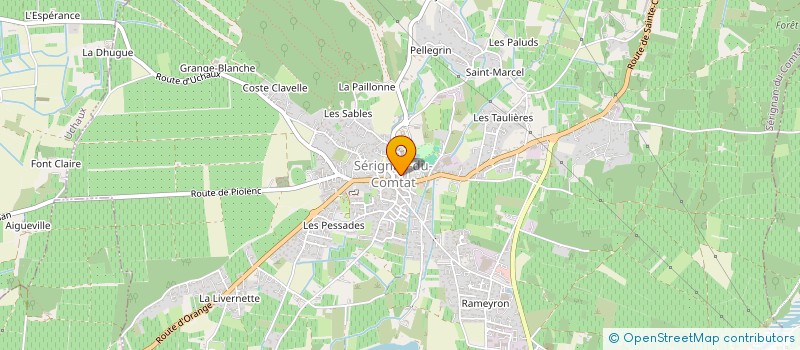 localisation de l'entreprise SCI MARSO  SERIGNAN-DU-COMTAT