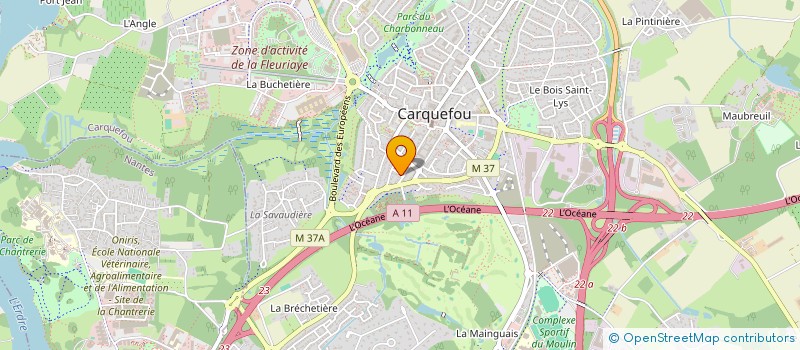 localisation de l'entreprise SCI MARSOUIN  CARQUEFOU