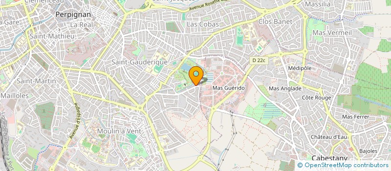 localisation de l'entreprise SCI MARSTEFHUG  PERPIGNAN