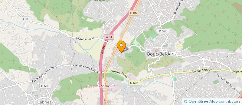 localisation de l'entreprise SCI MARSY à BOUC-BEL-AIR