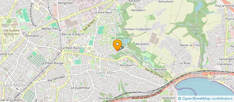 localisation de l'entreprise SCI MARSY  BREST