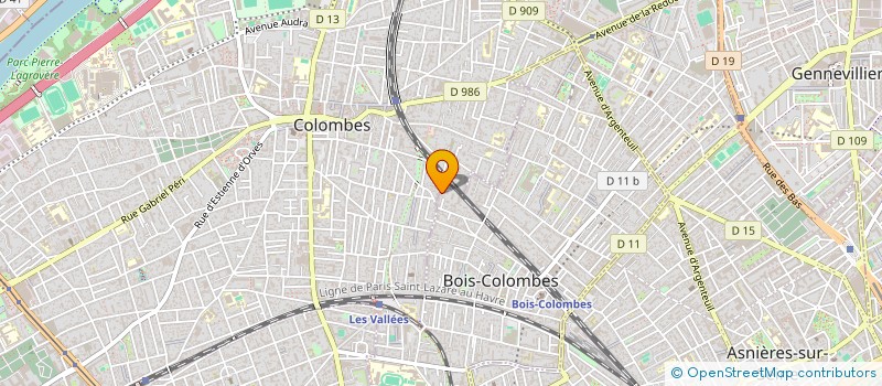 localisation de l'entreprise SCI  MARTA à BOIS-COLOMBES